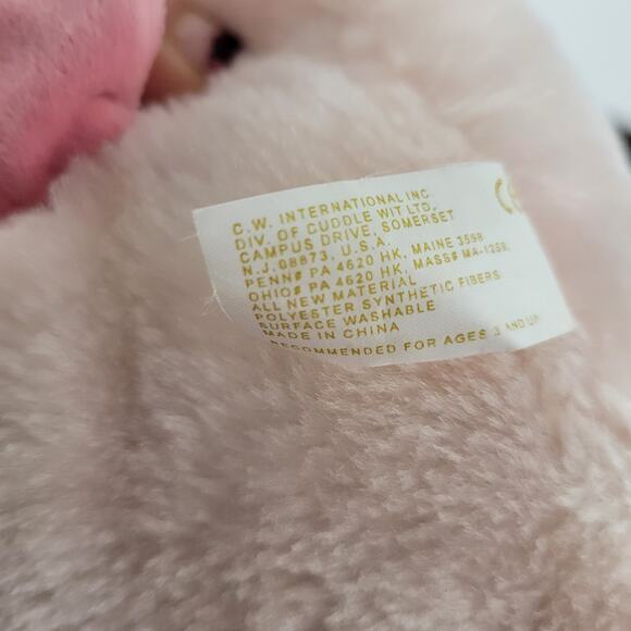 Cuddle Wit Vintage Pig Plush Babe Style Farm Piggy Stuffed Animal - Picture 10 of 10